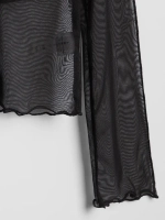 Лонгслив для девочки прозрачный и топ