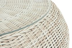 "Барселона" журнальный столик из искусственного ротанга, цвет бежевый