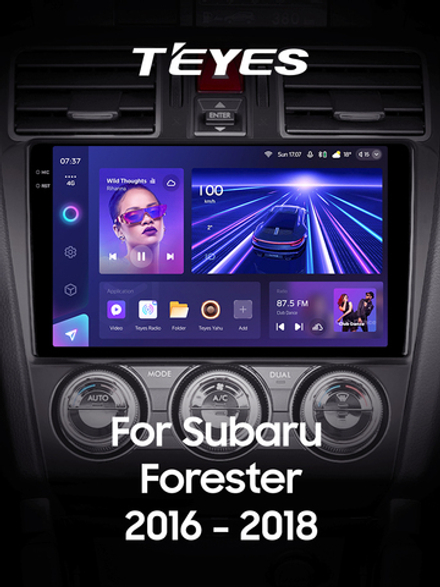 Teyes CC3 2K 9"для Subaru Forester XV, Impreza 2016-2018