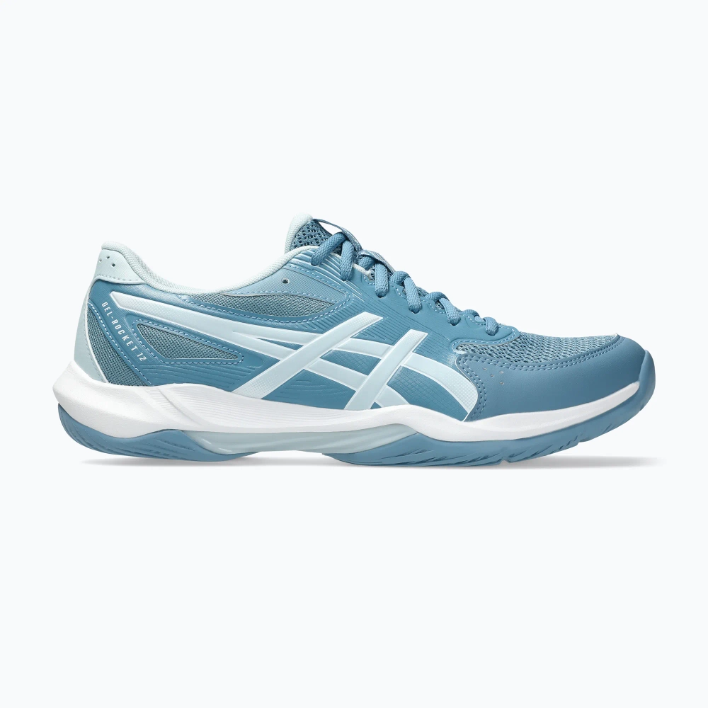 Кроссовки волейбольные ASICS Gel-Rocket 12 saba blue/cool grey