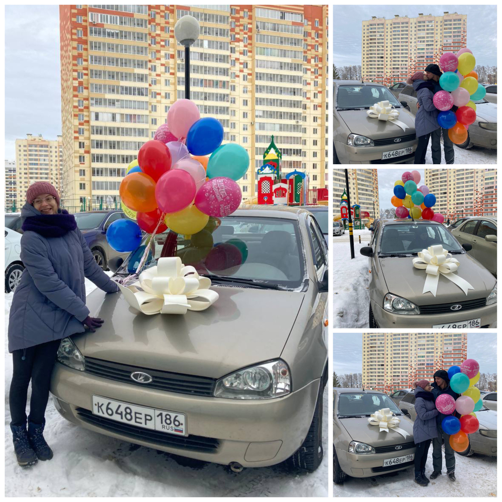 Бант большой Белый 001 40см