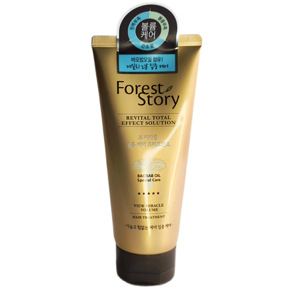 Forest Story Маска для объема волос с маслом баобаба View Miracle Volume Hair Treatment, 200 мл