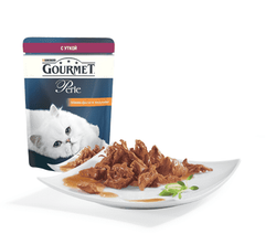 Gourmet Perle 85г. пауч для кошек с Уткой