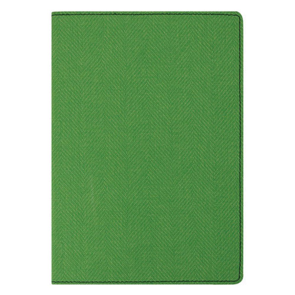 Блокнот А5 (148x213 мм), BRAUBERG "Tweed", 112 л., гибкий, под ткань, линия, темно-зеленый, 110964