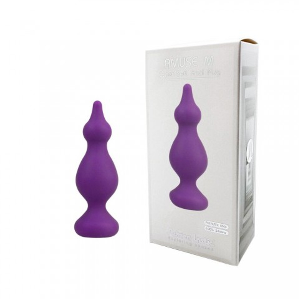 Анальная пробка Amuse (M) лиловая