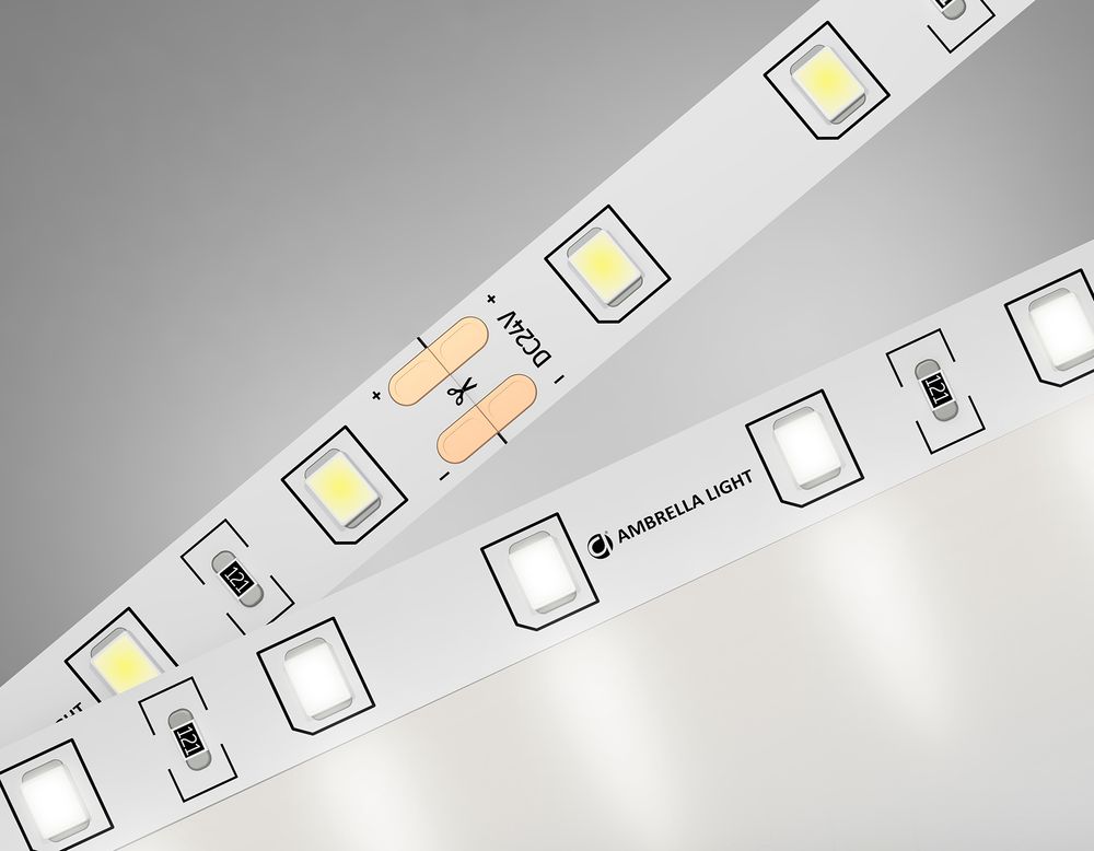 Ambrella Светодиодная лента Ambrella Light GS3002 2835 60Led /6W m/ 24V IP20 4500K 5m LED Strip 24V GS3002