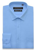 Подростковая рубашка голубого цвета Regular Fit IMPERATOR
