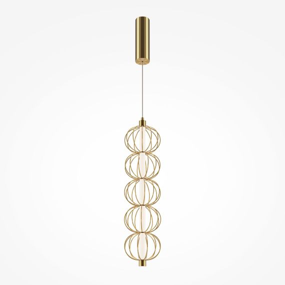 Подвесной светодиодный светильник Maytoni Golden Cage MOD216PL-L10G3K