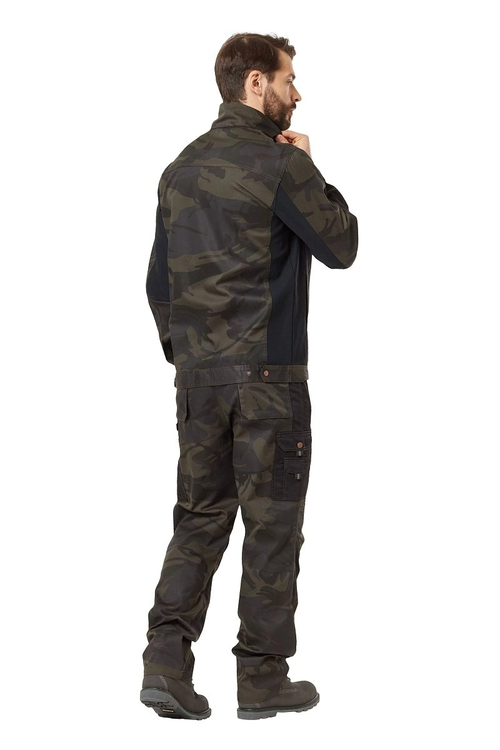 Куртка "Аксель" Кмф хаки/черный (р. 52-54/170-176)