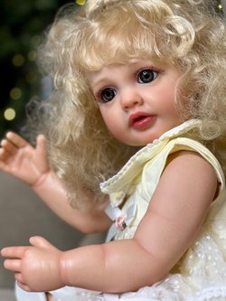 Кукла Реборн виниловая 55см в пакете (FA-142)