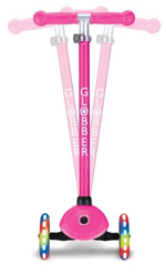 Самокат Globber Primo Lights розовый
