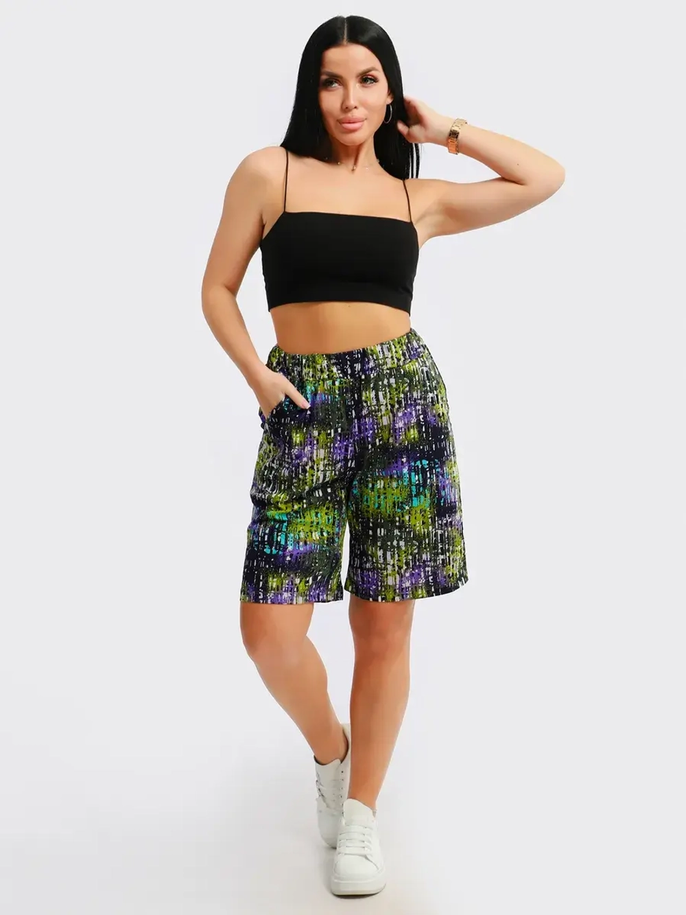 Шорты женские большие размеры