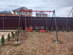 Монтаж уличных качелей Sv Sport
