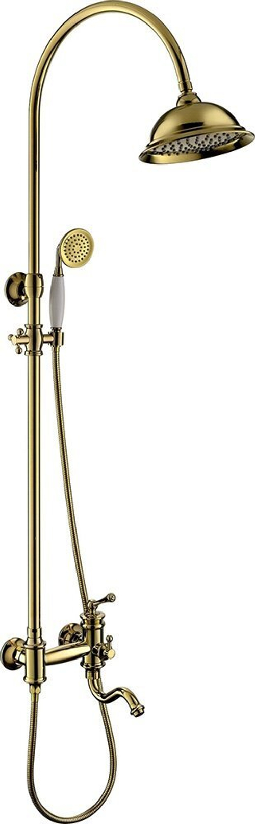 Душевая стойка Timo Adelia SX-6010/02 antique, 3-х режимная, бронза