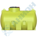 Емкость 1000л МН усиленная, с откидной крышкой с  клапаном Анион 1000 л. горизонтальная (1720x920x1080см;желтый) - арт.559544