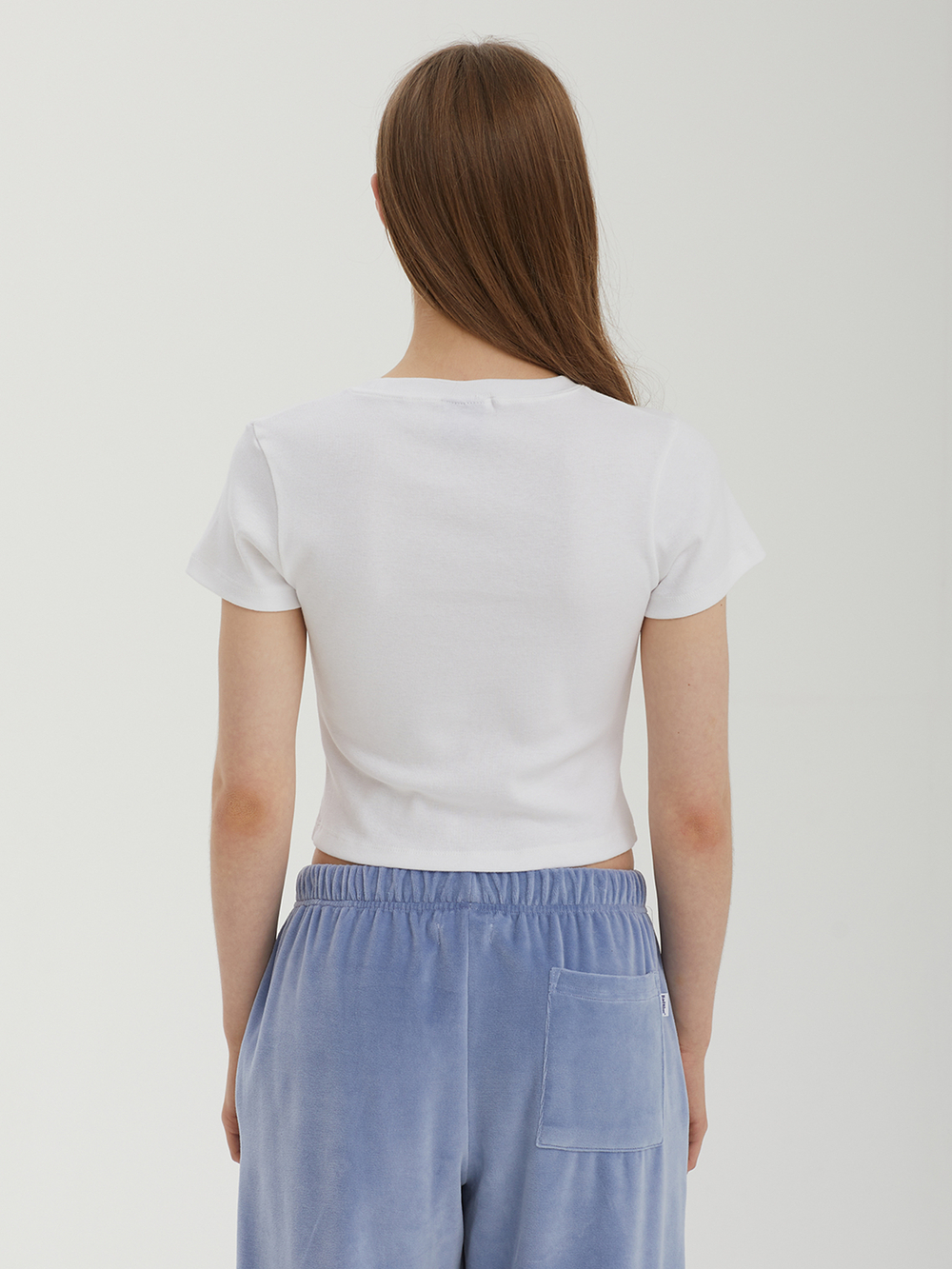 Женская Футболка Ribbon Logo Slim