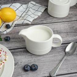 Соусник 230 мл 10,8*7,2 см h6,7 см с ручкой фарфор   Noble [6]