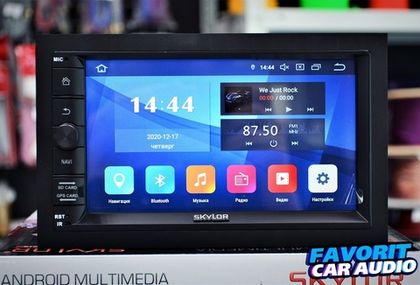 2DIN Г/У с операционной системой Android 10, а так же со встроенным звуковым процессором для более детальной настройки Вашей акустики