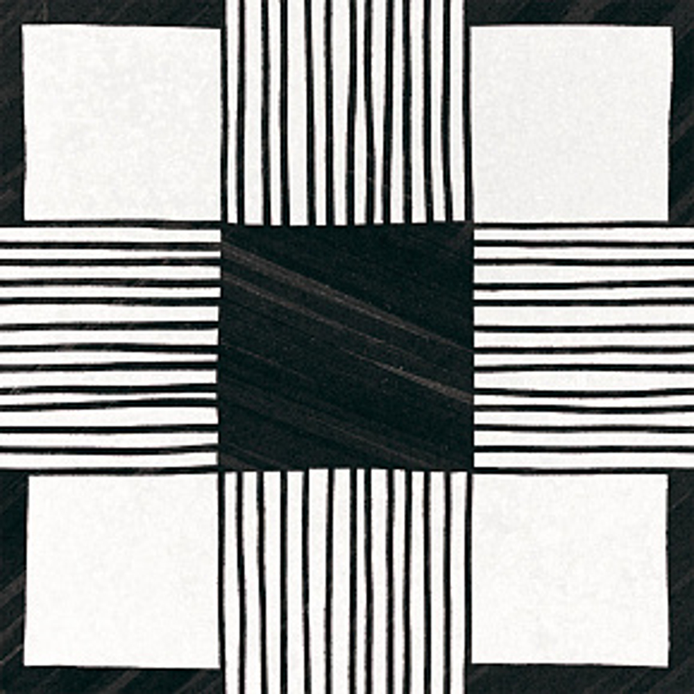 Керамогранит EQUIPE CAPRICE DECO Cloth B&W 20x20/ЭКИПЕ КАПРИС ДЕКО Клот 20x20