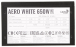 Блок питания AeroCool AERO WHITE 650W 650 Вт