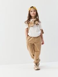 Джоггеры оверсайз "Мускатный орех" с карманами