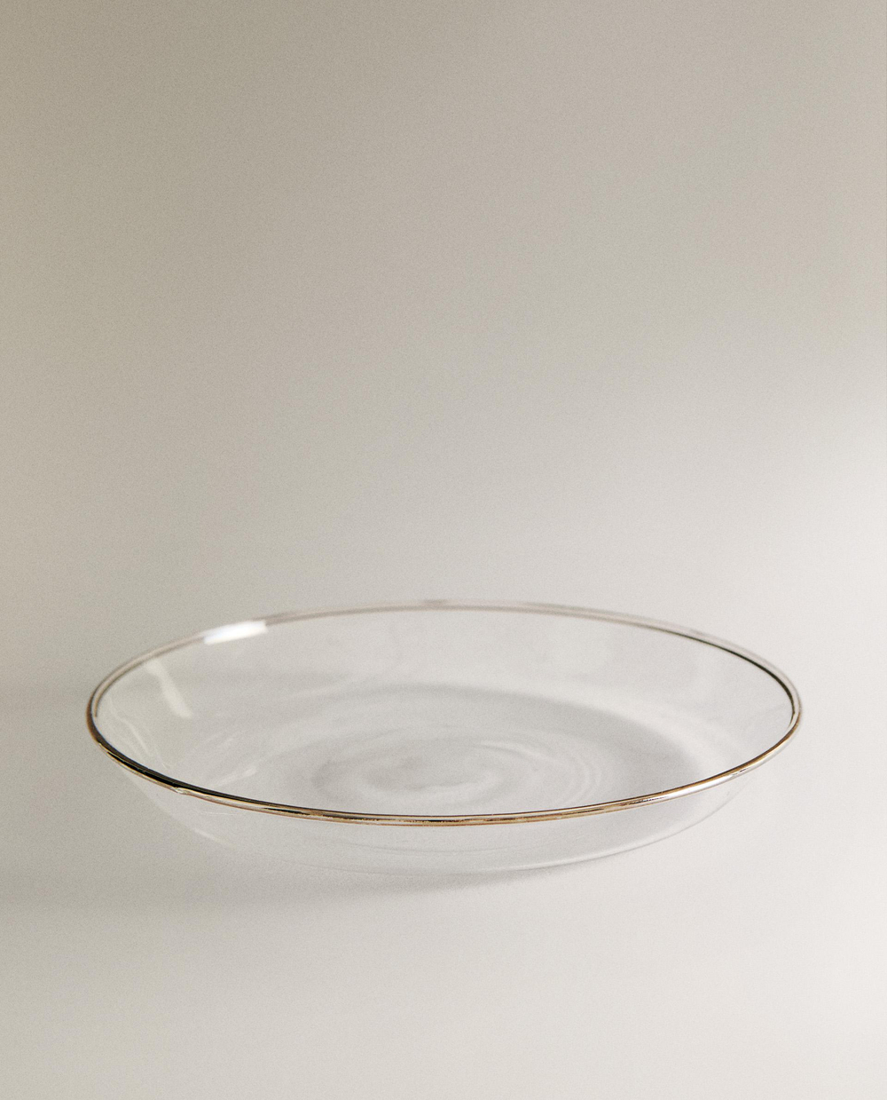 Zara Home тарелка пирожковая из боросиликатного стекла, цвет золотой, 13.5 см