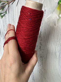 Пряжа Zegna Baruffa с пайетками