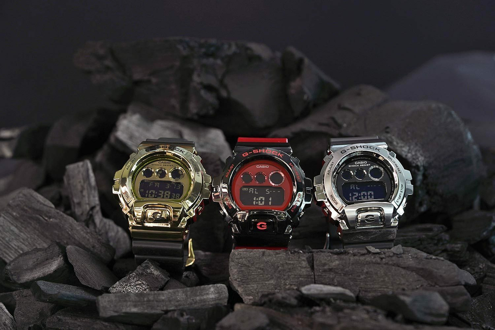 Японские наручные часы Casio G-SHOCK GM-6900SCM-1ER с хронографом