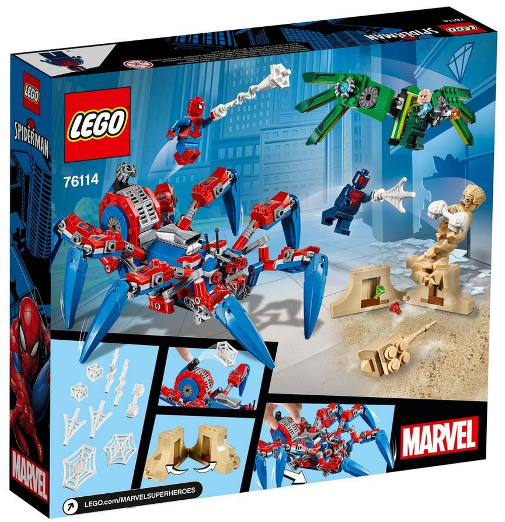 LEGO Super Heroes: Паучий вездеход 76114 — Spider-Man's Spider Crawler — Лего Супергерои Марвел