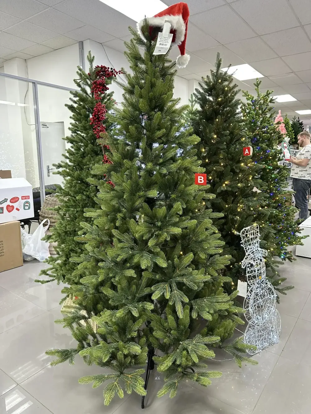 Ель искусственная "Приморская" (Литая хвоя) 180 см / 1,8 м