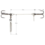 Оснастка Kujira для силикона, 20-24см, 2/0