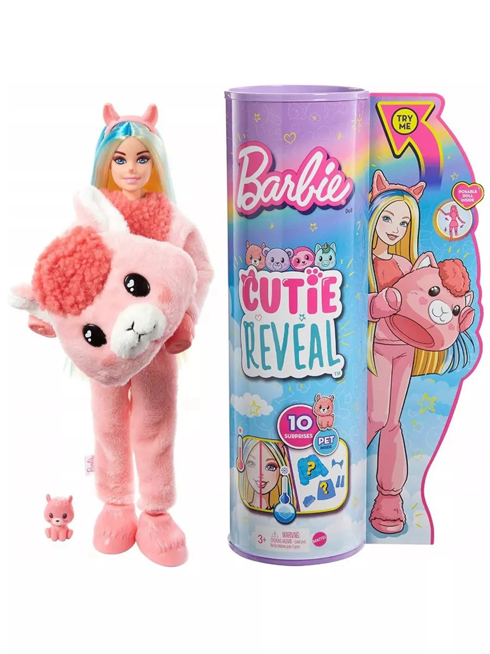 Кукла Барби Кьюти Ривл Cutie Reveal Лама HJL60