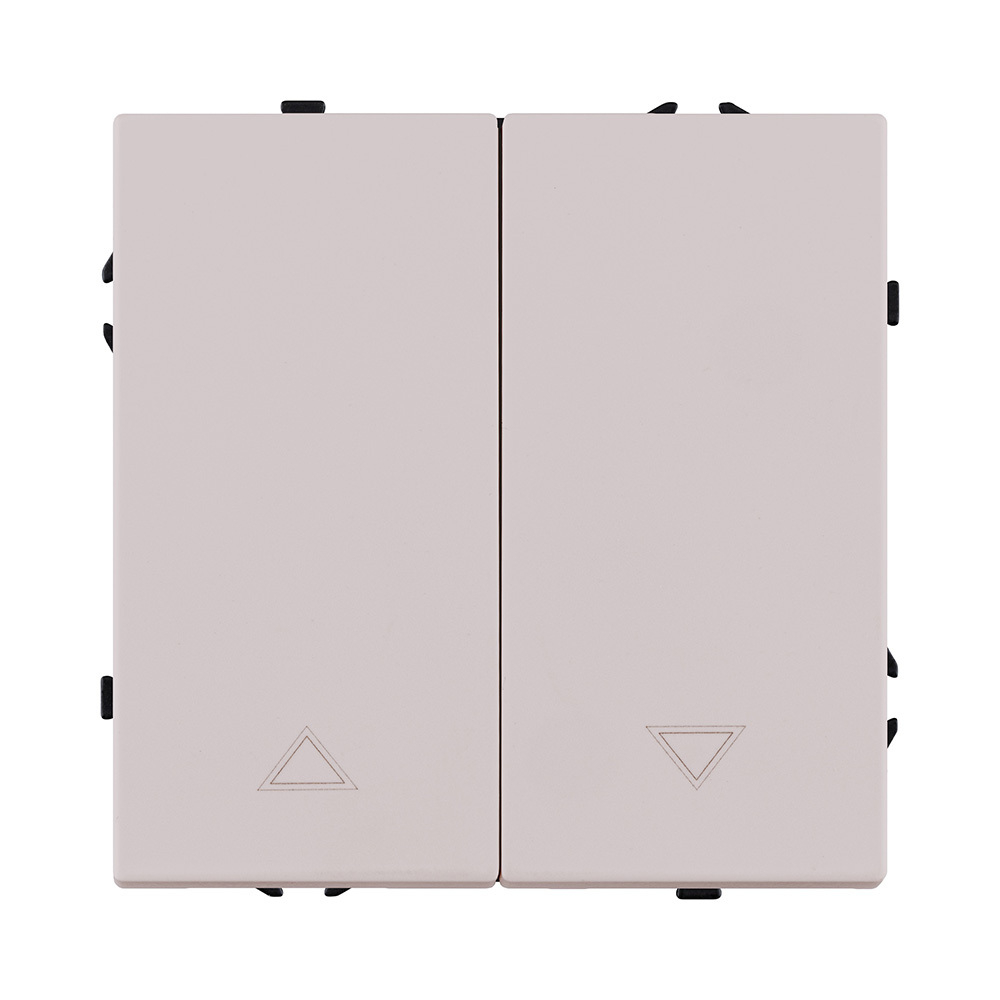 Механизм управления жалюзи 2-клавишный, кашемир матовый Kollinger Eclipse EC-013CM