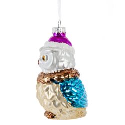 GAEM Украшение новогоднее "Сова", L7 W7 H12,5 см