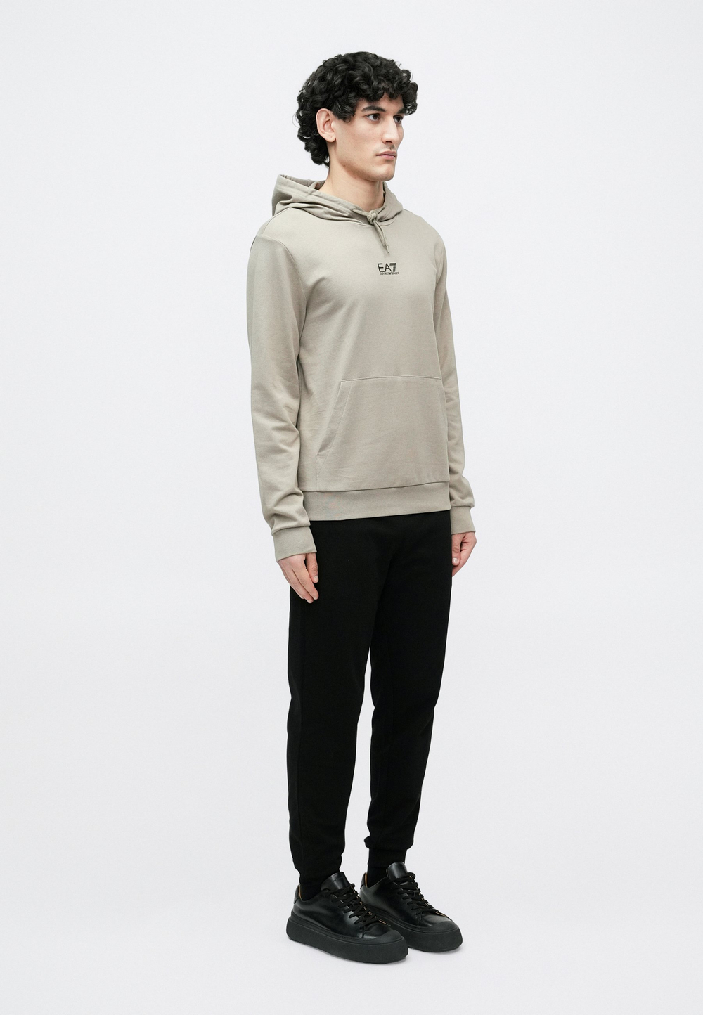 EA7 Emporio Armani Толстовка с капюшоном - жареный кешью/песок
