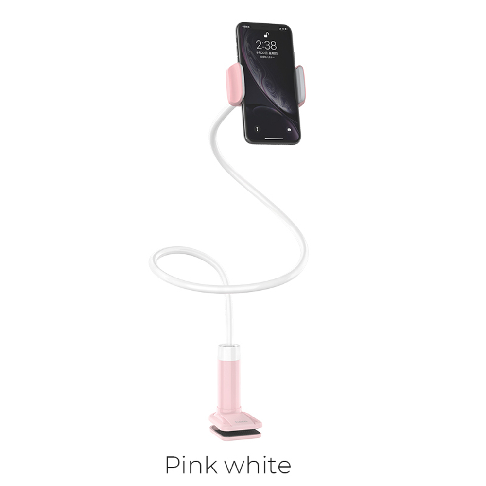 Настольная подставка 4,5"-6,5" Hoco PH23 pink white