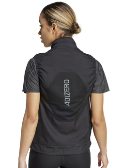 Женская теннисная жилетка Adidas Adizero Running Padded - black