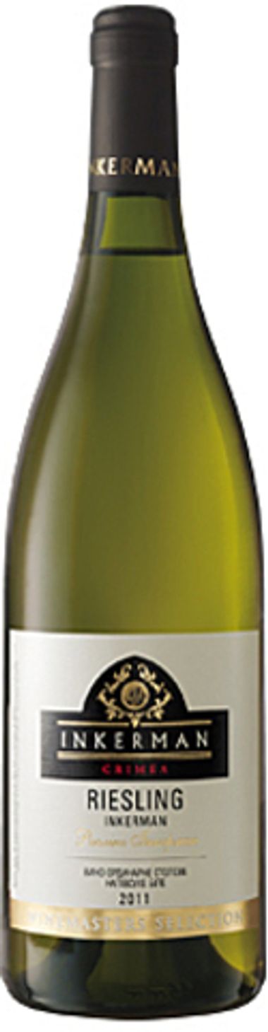 Вино Инкерман Рислинг Столовое Winemasters Selection белое полусухое 0,75л