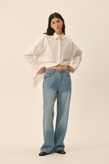 Джинсы (Утро после свиданки), голубые