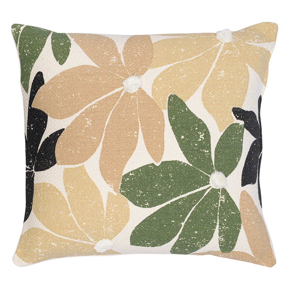 Подушка декоративная с фактурным рисунком flowers из коллекции ethnic, 45х45 см