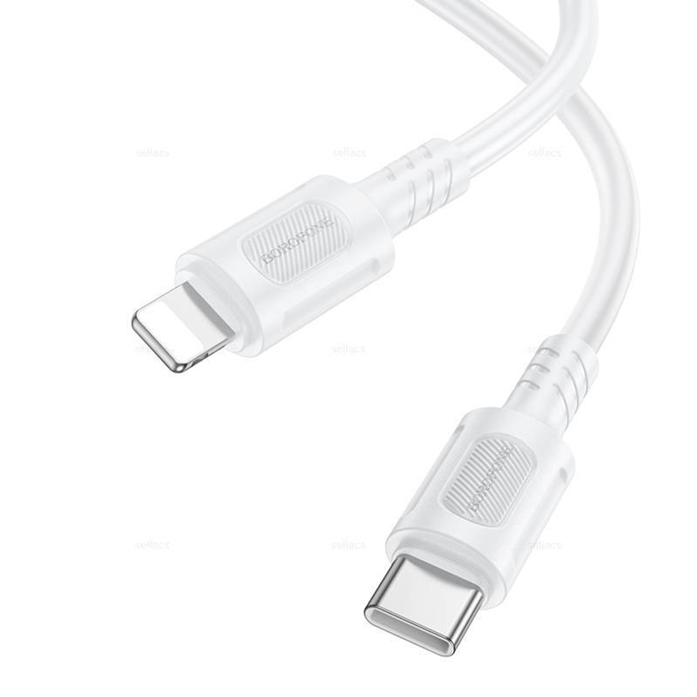 Кабель Lightning -TypeC BOROFONE BX111 PD 27W (черный) 1м