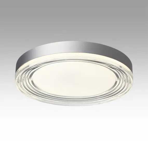 7727/76L MITRA LED SN 101 Светильник металл/акрил/никель/прозрачный LED 76Вт 4000K D400 IP20 ETERNA