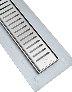 Душевой лоток CK DRAIN AQCP11-60 Stick 60 см, решетка из нержавеющей стали, с рамкой