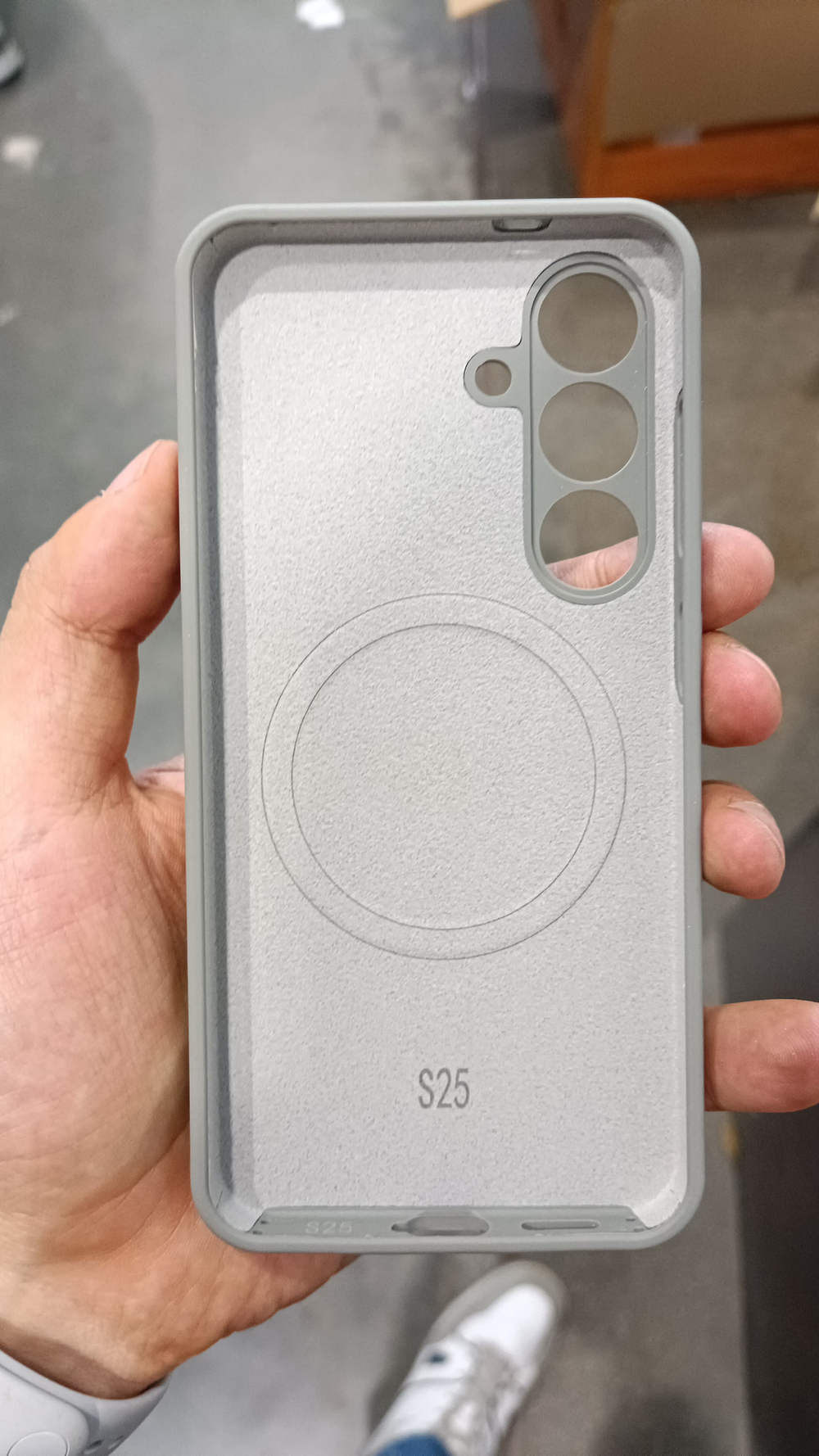 Накладка SILICONE CASE c MagSafe для Samsung S24 Plus