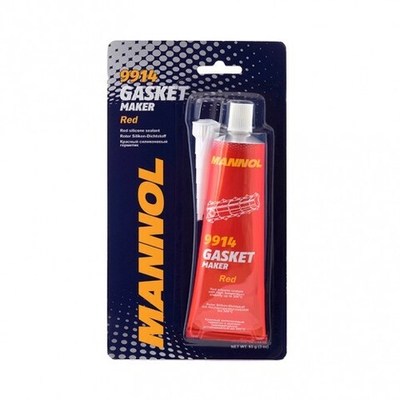 MANNOL 914 Silicone-Gasket rot Герметик прокладок красный от-40 С до +230 С 85гр