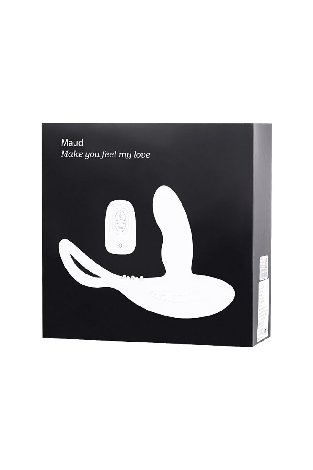 Черный стимулятор простаты Maud с вибрацией (Цвет: черный)