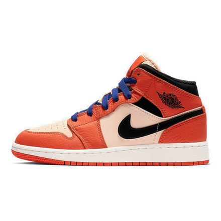 Кроссовки Air Jordan 1 Mid SE GS Team Orange