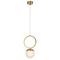Подвесной светильник Crystal Lux Carolina SP1 V1 BRASS