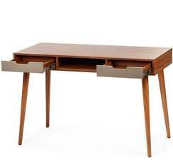 Письменный стол Dion 120х55 см, шпон ореха