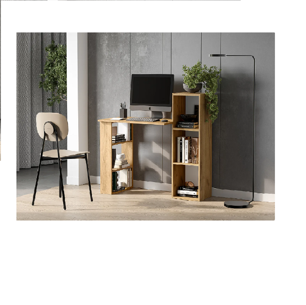 Стол компьютерный Тоскана, дуб золотой